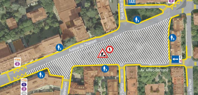 Information sur les travaux du CEVA : Champel-Hôpital Information sur les travaux du CEVA : Champel-Hôpital