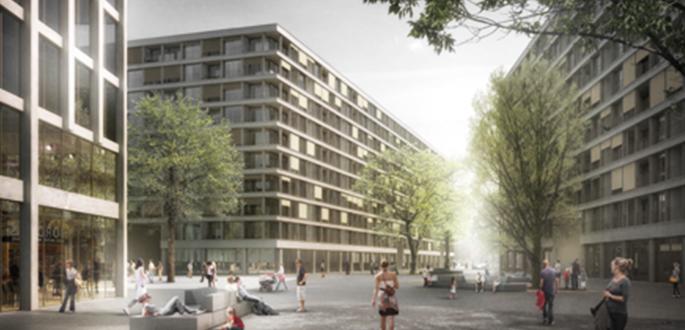 Premières images de la future caserne des Vernets à Genève
