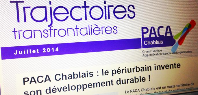 Trajectoires transfrontalières PACA Chablais Trajectoires transfrontalières PACA Chablais