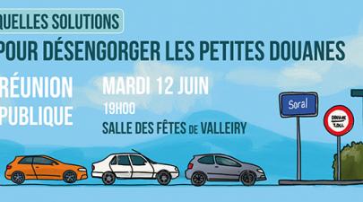 Réunion publique : quelles solutions pour désengorger les petites douanes ? mardi 12 juin, 19h à Valleiry