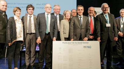 Signature de PACT’Air, un accord transfrontalier unique en Europe pour la qualité de l’air du Grand Genève