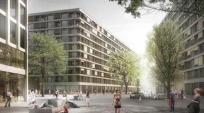 Premières images de la future caserne des Vernets à Genève