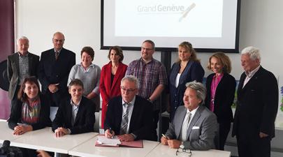 Signature du contrat corridors « Lac - Pied du Jura »