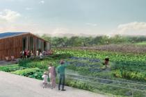 Le futur parc de 10 hectares à Bernex